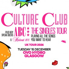 CULTURE CLUB, OVO HYDRO GLASGOW, TUESDAY 15TH DECEMBER 2026 CULTURE CLUB, OVO HYDRO GLASGOW, TUESDAY 15TH DECEMBER 2026